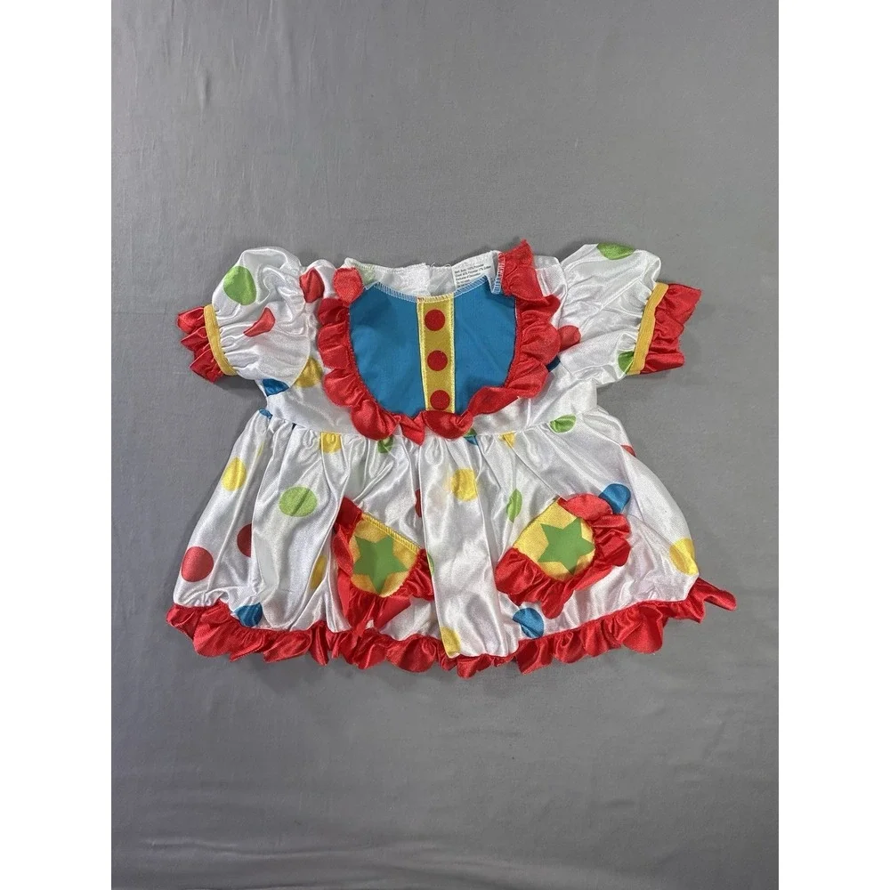 Clown Costume Toddler 2T Dress and Headpiece Complete NEW